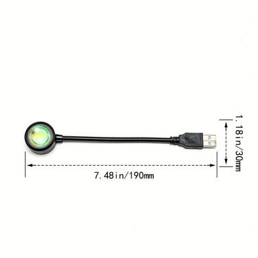 Solora™ LED Sunset Lamp – Golden Hour Mood Light Projector